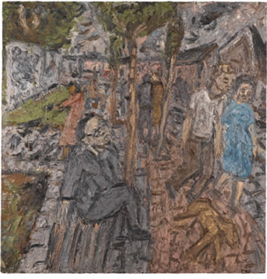 Leon Kossoff : A STREET IN WILLESDEN