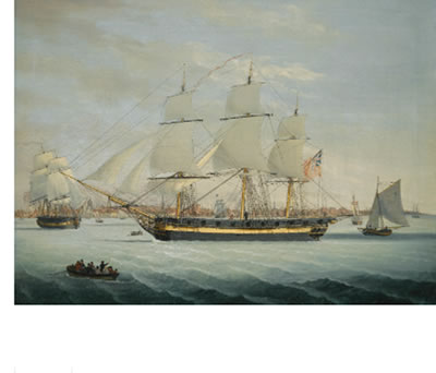 John Jenkinson : AN ARMED MERCHANTMAN IN THE MERSEY, OFF LIVERPOOL