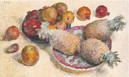 Vladimir Grigorievich Weisberg : STILL LIFE WITH FRUIT