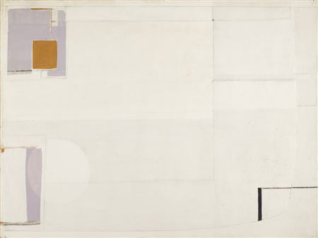 John Copnall : ABSTRACT FORMS ON WHITE NO.1