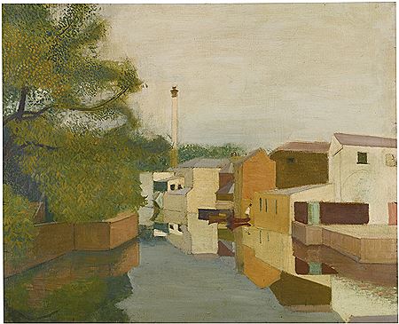 Victor Pasmore : VIEW OF THE CANAL FROM MAGDALENE BRIDGE, NO. 2