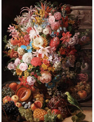 Leopold Stoll : STILL LIFE OF FLOWERS