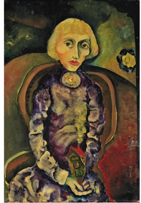 Alex Sadkowski : PORTRAIT OF A LADY (THE ARTIST'S MOTHER), 1958