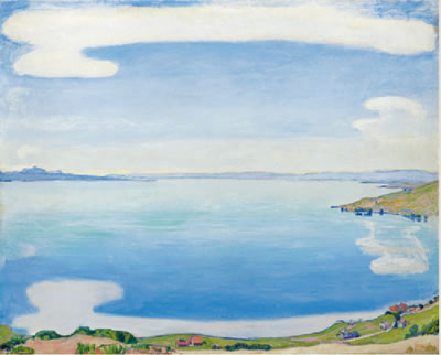 Ferdinand Hodler : LAKE GENEVA FROM CHEXBRES