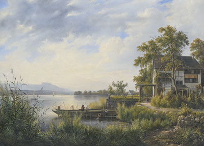 Johann Jacob Ulrich : LANDGUT AM ZÜRICHSEE, 1826