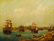 John Allcot : The First Fleet in Sydney Cove Jan. 27th 1788