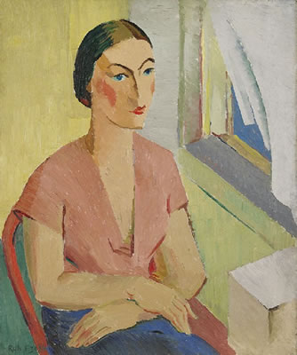 Rah Fizelle : WOMAN IN PINK BLOUSE