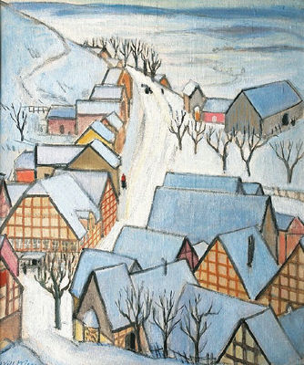 Wilhelm Wieger : A Winterly Village