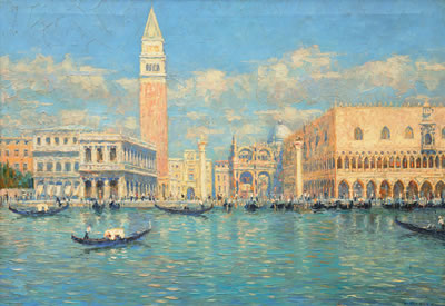 Rudolf Andree : St. Mark's Place in Venice