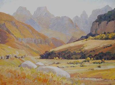 John Williams : THE CATHEDRAL GROUP, DRAKENSBERG MOUNTAINS