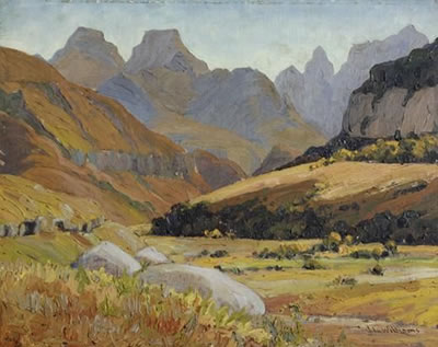 John Williams : THE CATHEDRAL GROUP, DRAKENSBERG MOUNTAINS