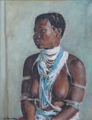 Robert Broadley : AN NDEBELE WOMAN