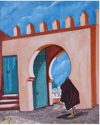 Abdeuchafi Ahriz : Porte de la kasbah