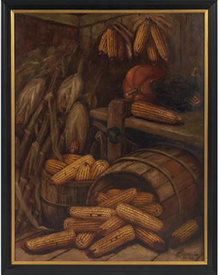 Alfred Montgomery : STILL LIFE WITH CORN