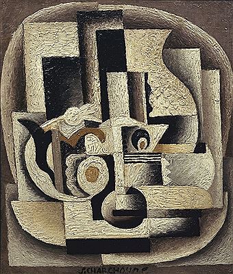 Serge Charchoune : COMPOSITION-CUBISME ORNEMENTAL