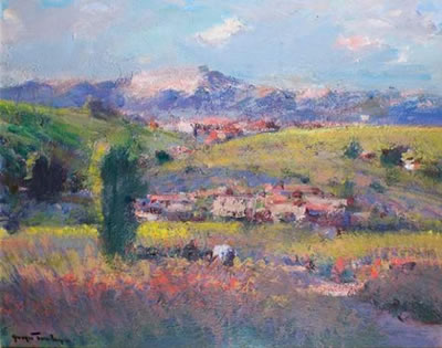 Georges Ferro La Gree : PAYSAGE DU LUBERON