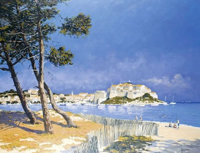 Michel Margueray : PLAGE PRÈS DE CALVI