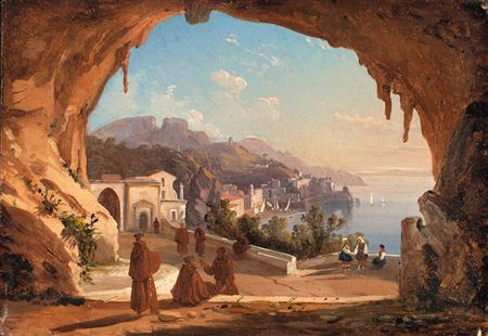 Edouard Biermann : Ansicht von Amalfi