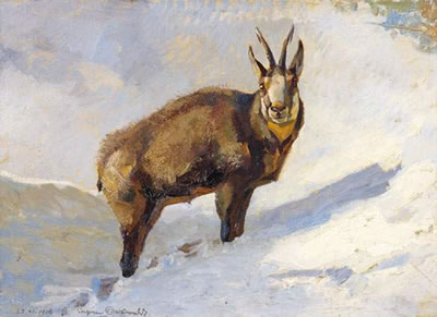 Eugen Osswald : Chamois buck