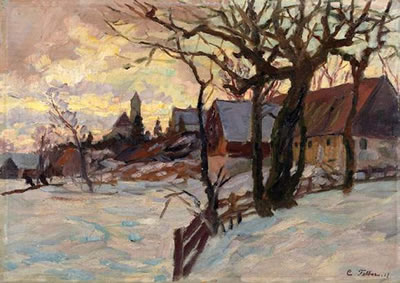 Carl Friedrich Felber : Winter in Dachau