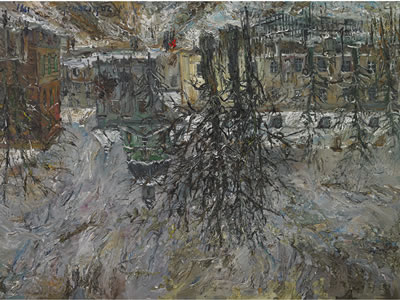 Wlodzimierz Zakrzewski : STREET SCENE IN WARSAW