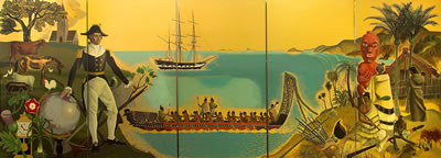 John Holmwood : Captain Cook Mural (5)