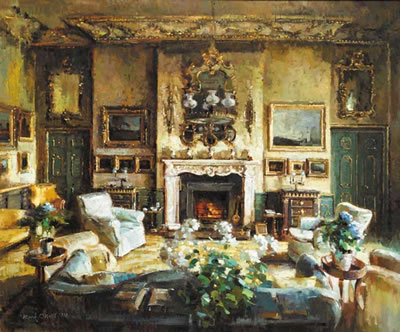 Mark O'Neill : DRAWING ROOM OF A HOUSE IN HOLLAND PARK, LONDON