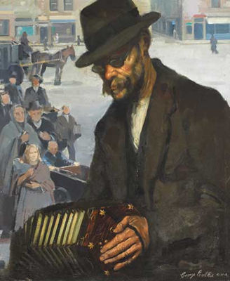 George Collie : STREET ACCORDION PLAYER