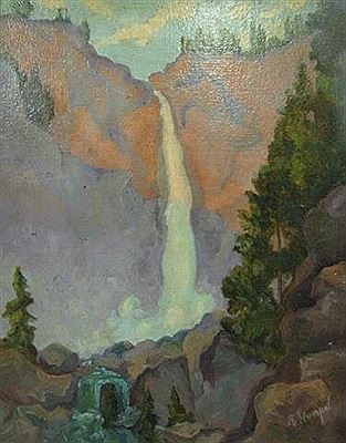 Arthur Humpal : Waterfall Landscape