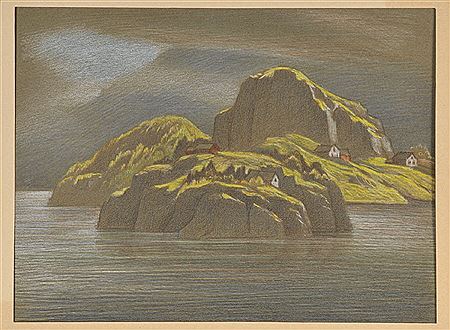 Emil Ernst Heinsdorff : 'Fjordlandschaft'