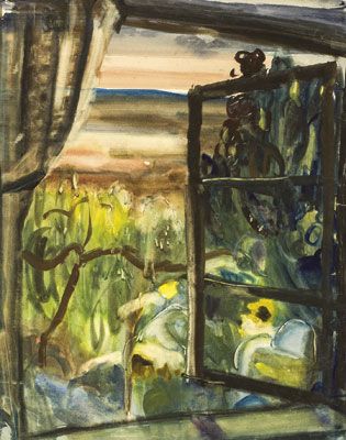 Hedwig Holtz-Sommer : Fenster zum Garten