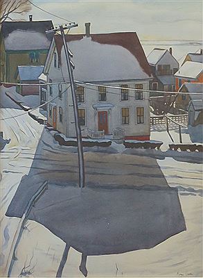 George David Yater : Bradford Street, Winter