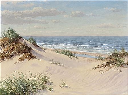 Waldemar Schlichting : Coastal scene from Denmark