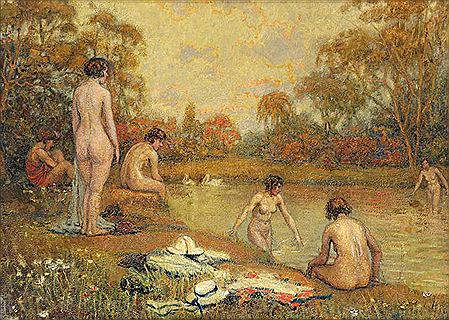 Edmond Van Offel : Bathers