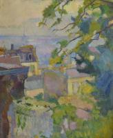 Rodolphe Bolliger : Vue de Montmartre à Paris, 1912