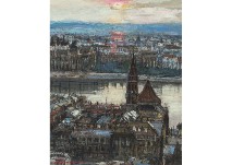 Shigeru Nakanishi : Danube at the Dawn (Budapest)