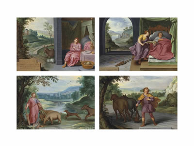 Otto Venius Van Veen : Four Allegories (4)