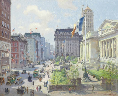 Colin Campbell Cooper : New York Public Library