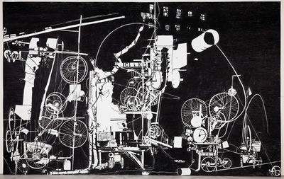 Michael Landy : H.2.N.Y. Tinguely Machine Erases its own Construction in 27 Minutes