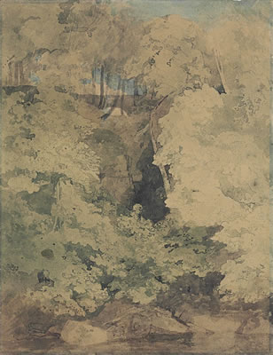 John Sell Cotman : Greta Woods, Derbyshire