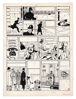 Jacobs : BLAKE ET MORTIMER, LA MARQUE JAUNE (T.5), LE LOMBARD 1956