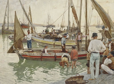 Kunz Meyer-Waldeck : Portuguese fishermen