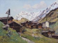 Emil Brehm : Blatten, Lötschental