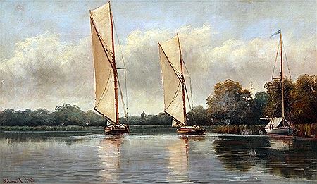 Percy Lionel : Yachts on the Norfolk Broads