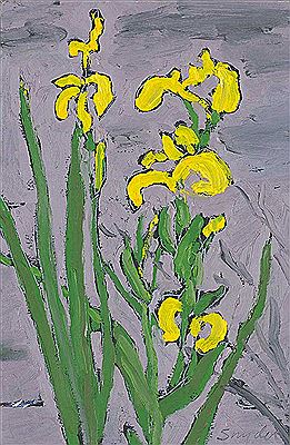 Gordon Snyder : Yellow Iris, Beaver Lake