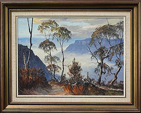 John Emmett : Valley Mist From Cliff Walk, Leura