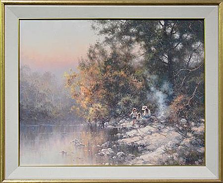 Ramon Ward-Thompson : Untitled (Children Playing by the Creek)