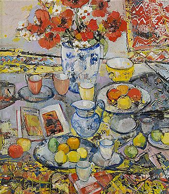 Peter Maclaren : LIFE WITH POPPIES AND ORANGES