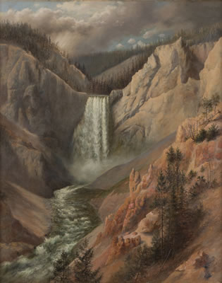 Ralph Earl DeCamp : Lower Yellowstone Falls