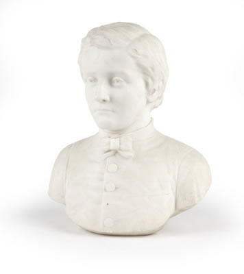 Thomas Gould : Portrait bust of a young man